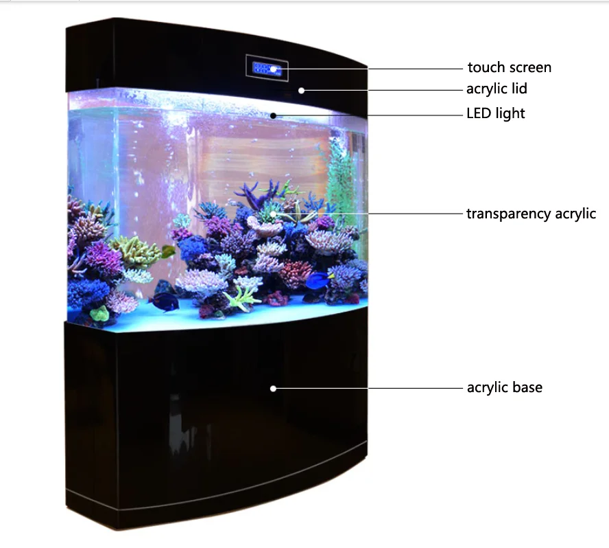 

Белые акриловые аквариумы, черные акриловые аквариумы, красные аквариумы, аквариумы нестандартных цветов