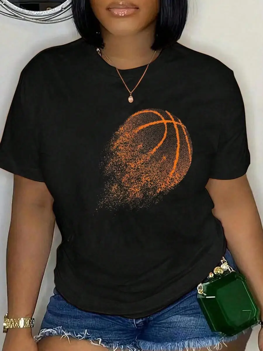 100_ Cotton Basketball Player - Sports Lover Ball Game T-Shirt Men s Women s Soft Breathable Tee Classic Fashion Summer Tops Printing Short Sleev