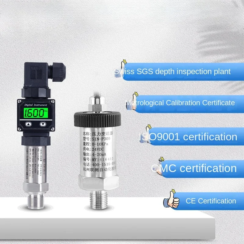 High Precision Diffused Silicon Pressure Sensor P300 Constant  Water Negative  Oil  Water  Transmitter