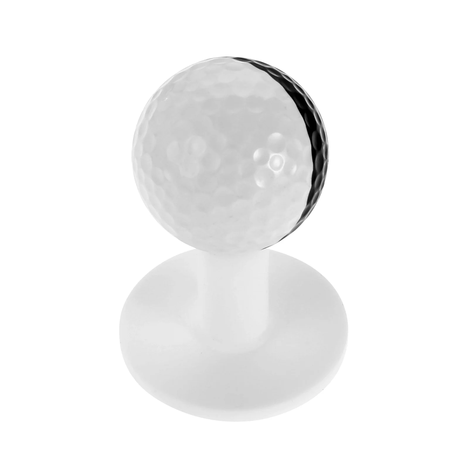 

1 Pc Golf Tees Golf Five Cleats 1/4 Inches Stand Printing Scale Unbreakable Reduces Friction TPE 83mm Golf Accessories