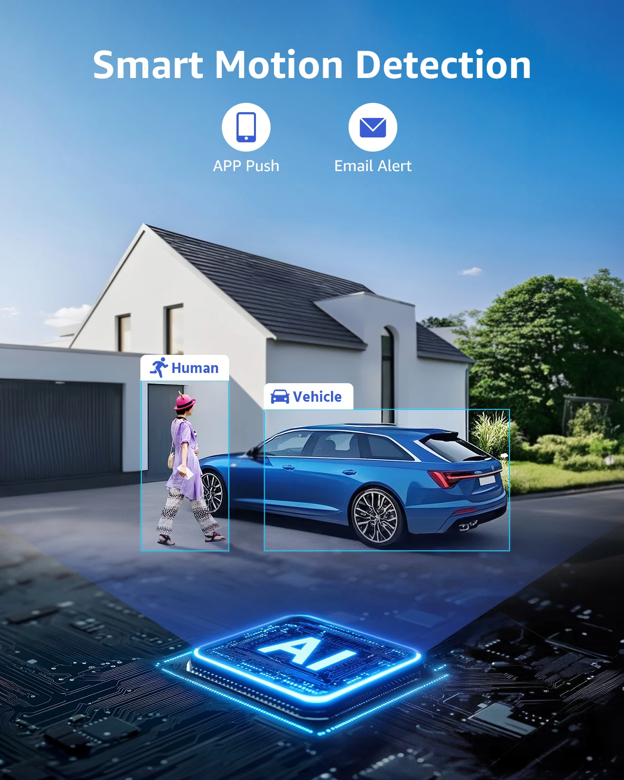 ANNKE H1200 12MP Sicherheitskamerasystem, H.265+ 8CH NVR, 8 Stück 12MP UHD PoE IP Bullet-Kameras mit Smart Dual Light, KI-Mensch- und Fahrzeugerkennung, Farbnachtsicht für Außenüberwachung – Detail 5