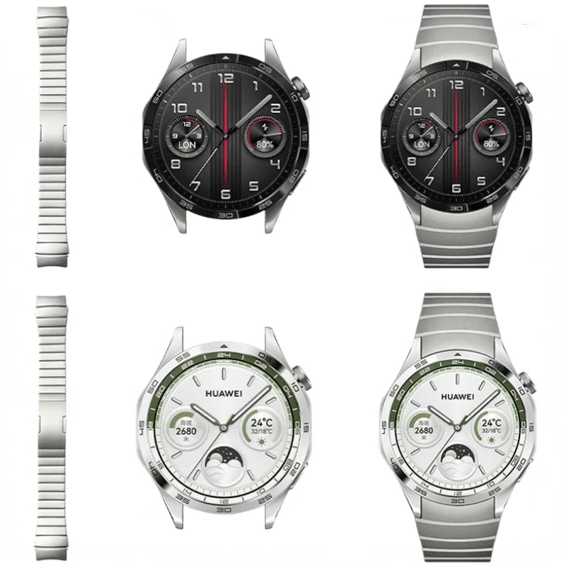 No Gap Metal Band For Huawei Watch GT4 46mm Official Stainless Steel Quick Release Bracelet Wristband For Huawei Watch GT4 Band