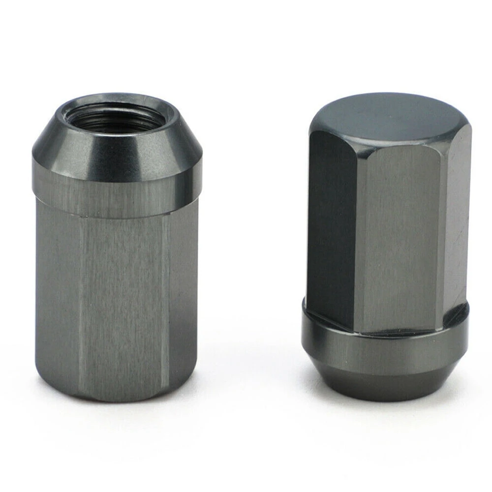 Écrous de roue m12x1, 5 boulons de roue en aluminium 1,5x17mm 7075-t6 titan 20St
