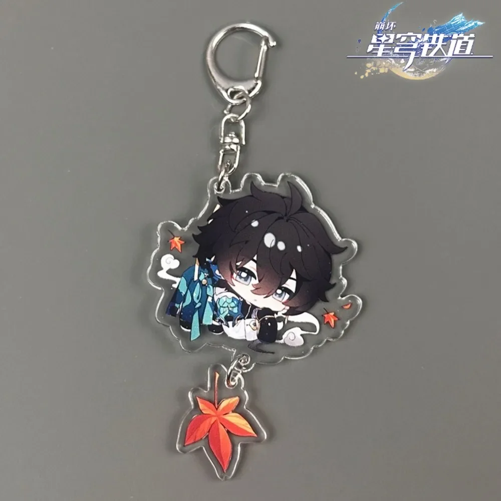 Honkai: Star Rail Game Merch Keychain Dan Heng March 7th Clara Jing Yuan Silver Wolf Kafka Backpack Decoration Pendant for Fan