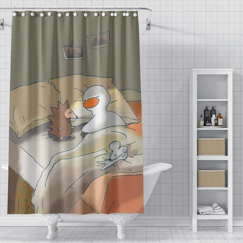 Home shower curtains for bathroom waterproof fabric bathroom Curtains Anime animal style modern shower curtain 180x200 90x180