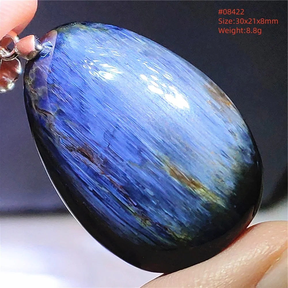 Natural Blue Pietersite Pendant Jewelry Yellow Petersite Gemstone Water Drop Namibia Women Men Necklace Fashion Cat Eye AAAAAA