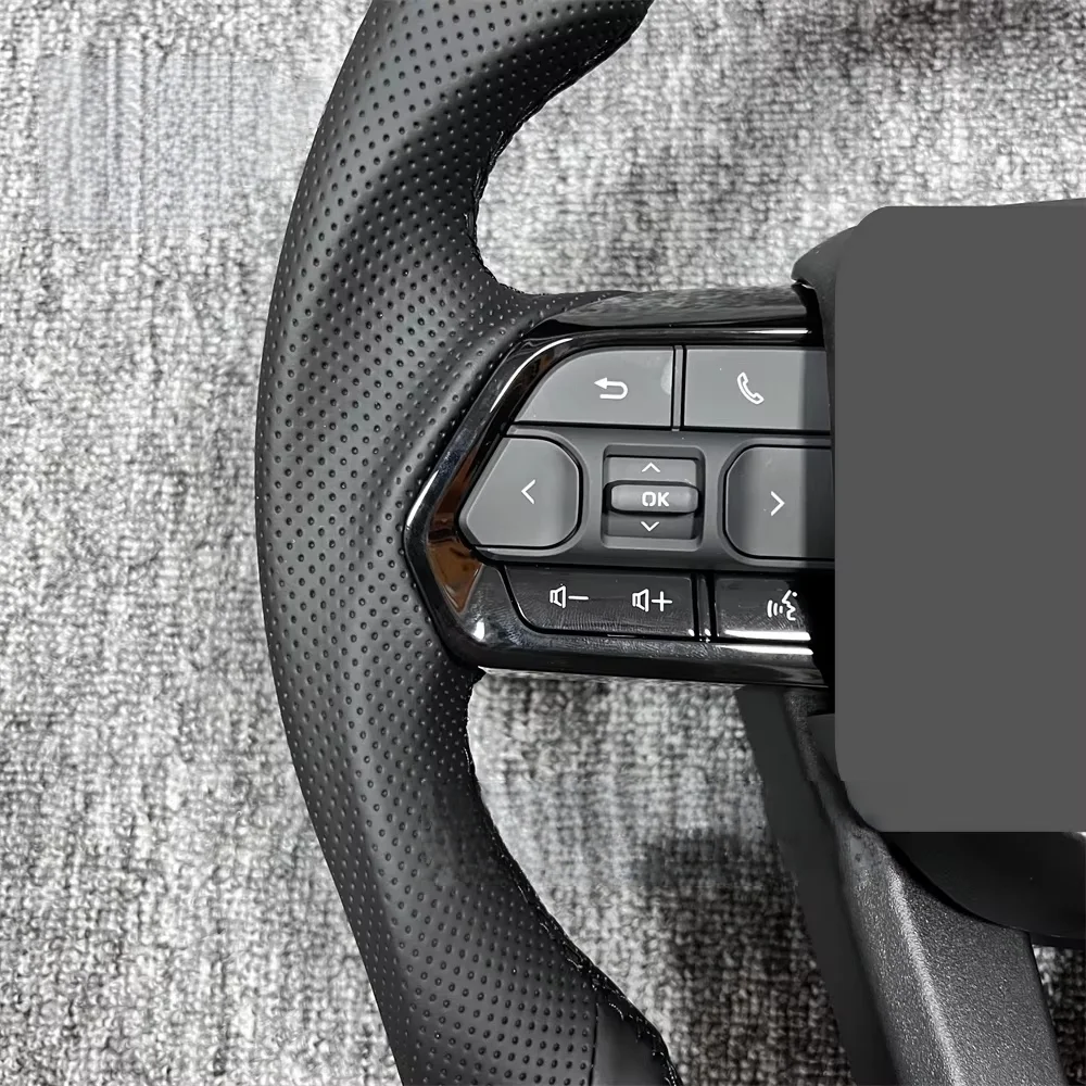Premium Full Grain Leather Barmich 00YT Steering Wheel Compatible Land Cruiser LC79/LC76/LC70/LC300 GR Custom Stitch Sports