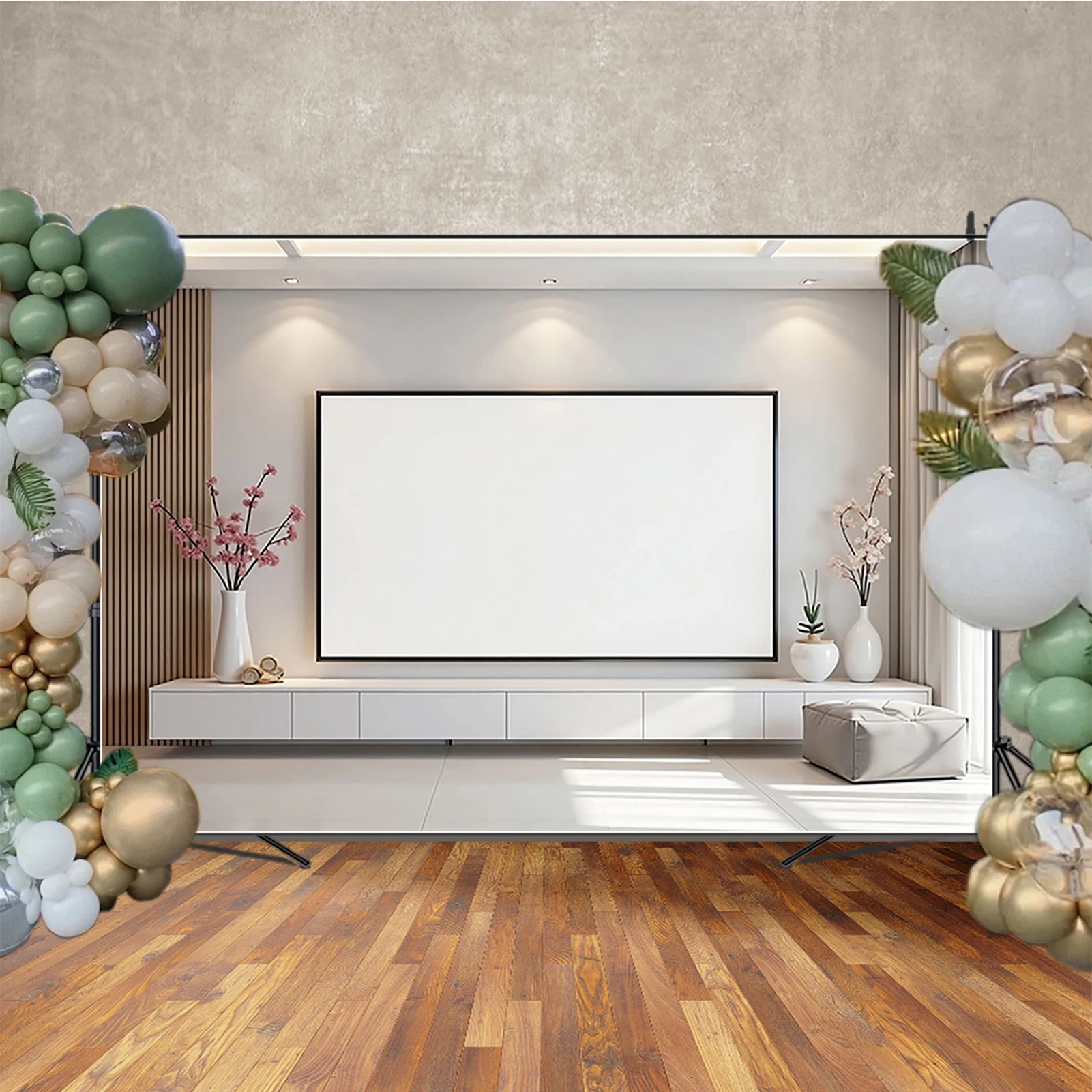 MOON.QG Scena wewnętrzna Salon Tło Fotografia Podłoga Sofa Roślina Photocall Tło Baby Studio Fotobooth Akcesoria