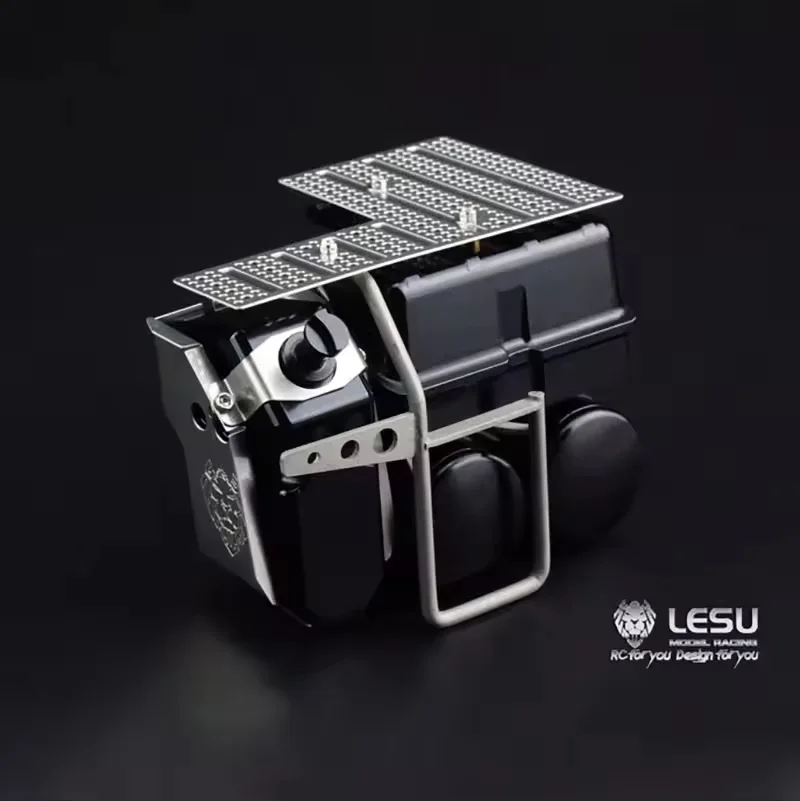 Caja de batería 1/14, tanque de Gas, tanque de urea para Tamiya 1/14 1851 3363, piezas de camión Tractor Rc, juguetes, modelo, accesorios para camión RC