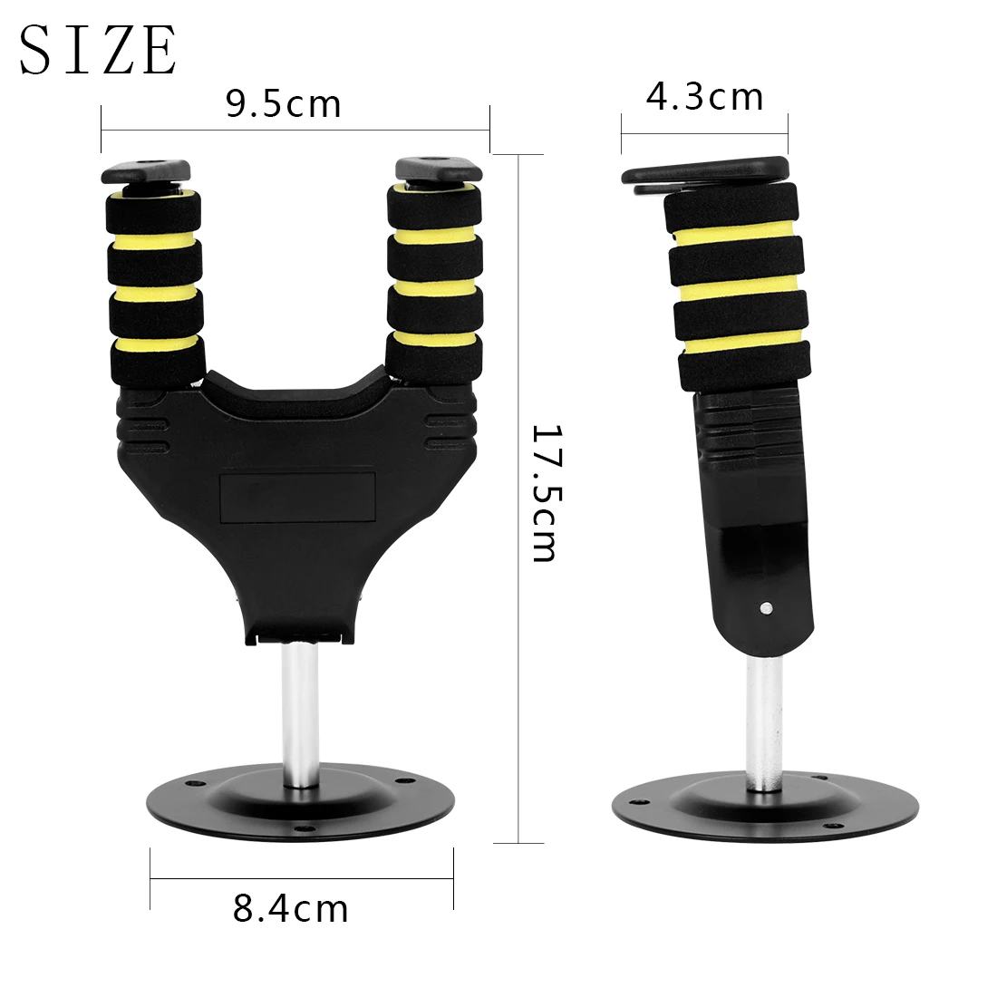 JYX-412-2 Guitar Hook Wall-Mounted Gravity Self-Locking Rack Ukulele Solid Guitar Accessories for Guitar Display Arrangement