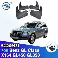 Accessories Set Molded Mud Flap Flaps For Benz GL Class X164 GL450 GL350 2007-2012 Mudflaps Splash Guards 2011 2010 2009 2008