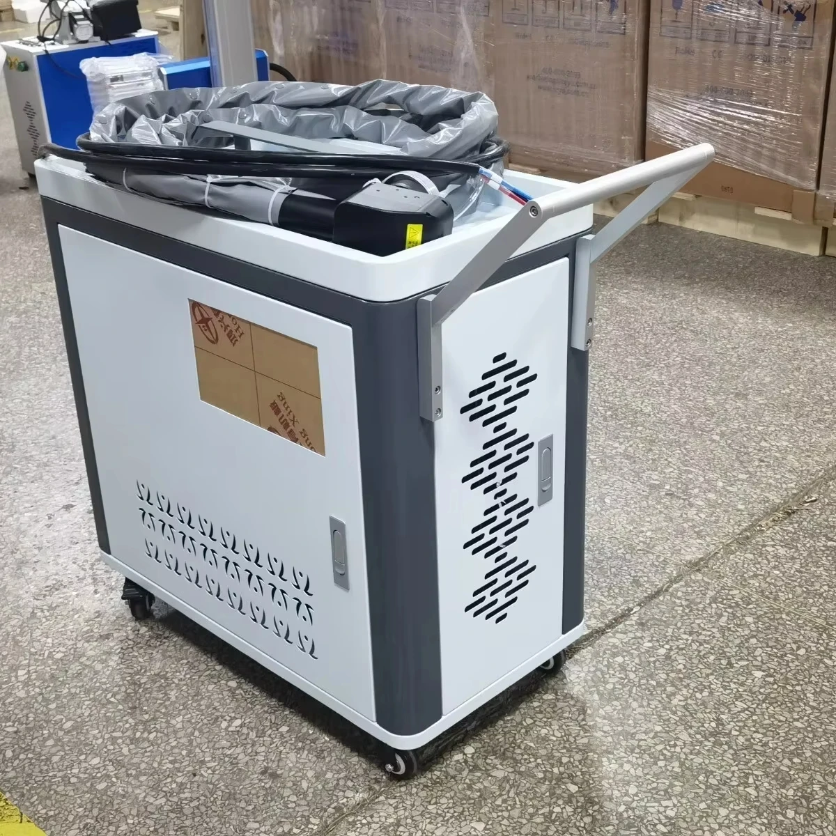

Pulse Laser Cleaning Machine 200W Pulse Laser Rust Removal Small Rust Laser Cleaner for Wood Metal Oil Graffiti