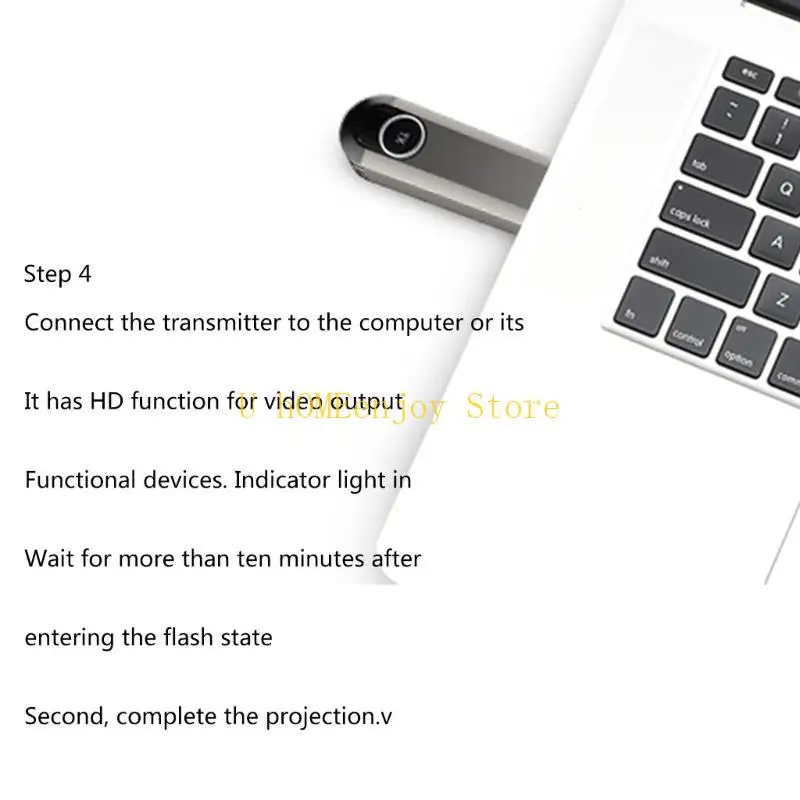 B0KF Wireless HDMIcompatible Video Transmitter And Receiver Mini Projector