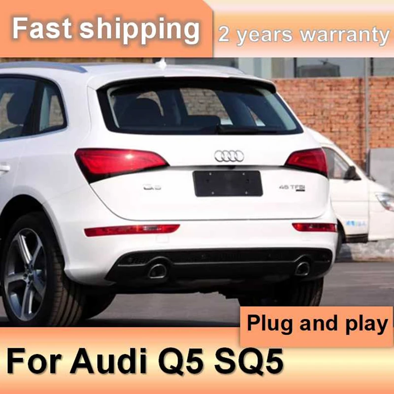 

Автомобильные аксессуары для Audi Q5, задний фонарь 2008-2018 SQ5, задний фонарь 8R, задний DRL, противотуманный тормоз, указатель поворота заднего хода