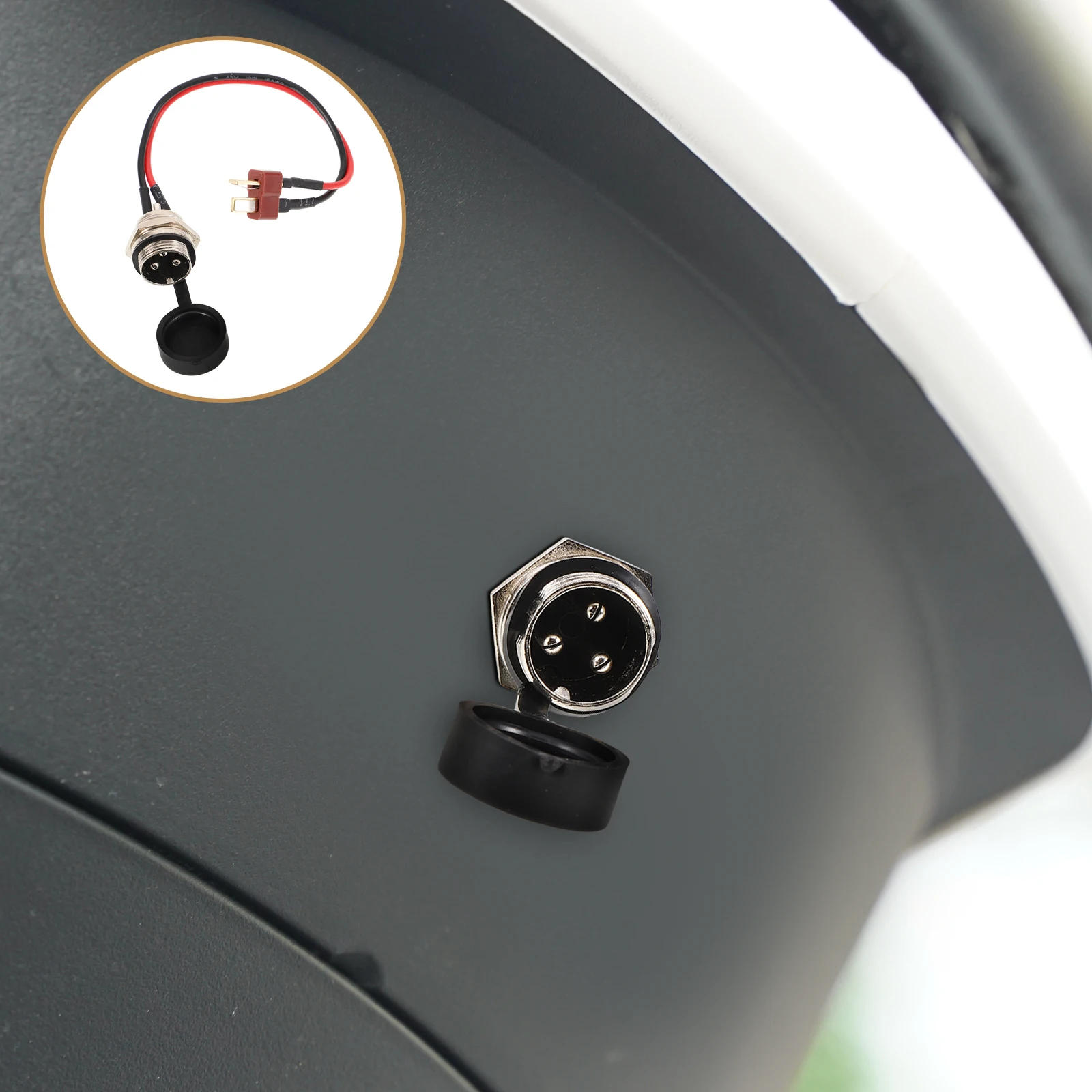 

Waterproof Cap Conversion Line Charging Port Adapter Durable Material Wide Compatibility Rv Electrical Outlet Receptacle Truck