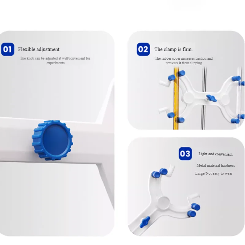 Laboratory burette clamp aluminum titration clamp butterfly clamp burette clamp plastic aluminum universal clamp