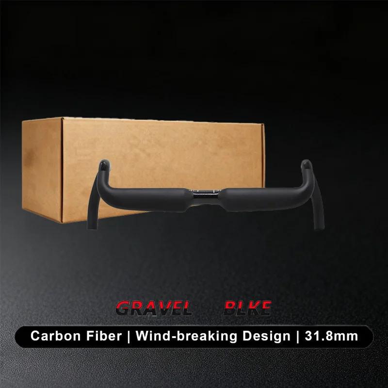 

Unmarked Crushed Stone Bicycle Carbon Fiber Road Split Type Bending Fixture 31.8mm, Internal Cable Wiring, Compatible with Di2.