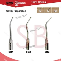 Woodpecker Dental Ultrasound Scaler Tips Cavity Preparation Scaling Tips SB1 SB2 SB3 Fit EMS UDS Ultrasonic Scaler Handpiece