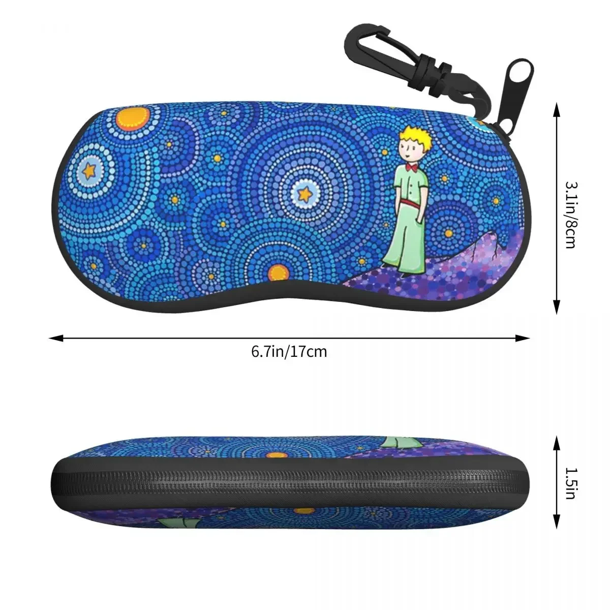 Custom The Little Prince Shell Eyeglasses Case Men Women Le Petit Prince French Fiction Glasses Case Sunglasses Box Pouch