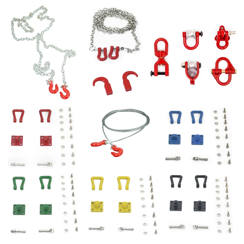 Crochet de remorquage de remorque en métal pour voiture RC, accessoires pour modèle 1:10, Inoler, Axial, SCX10, 90046, AXI03007, Redcat, MST