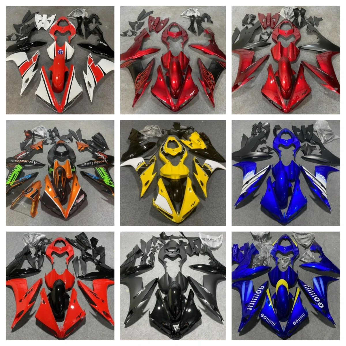 

Premium ABS Motorcycle Fairing Kit for Yamaha YZF-R1 2004-2006 Full Body Cowling with Drum Protection Perfect Fit 04-06 Models