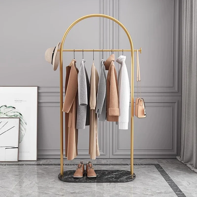 Living Room Floor Coat Rack Modern Designer Simple Pole Balcony Clothes Hanger Stand Hotel Nordic Kledingrek Home Eccessories