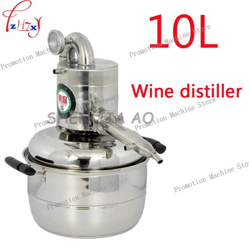 Brand new 10L Water Alcohol Distiller Home small Brew Kit Still Wine Making brewing machine distillation equipment   110/220V