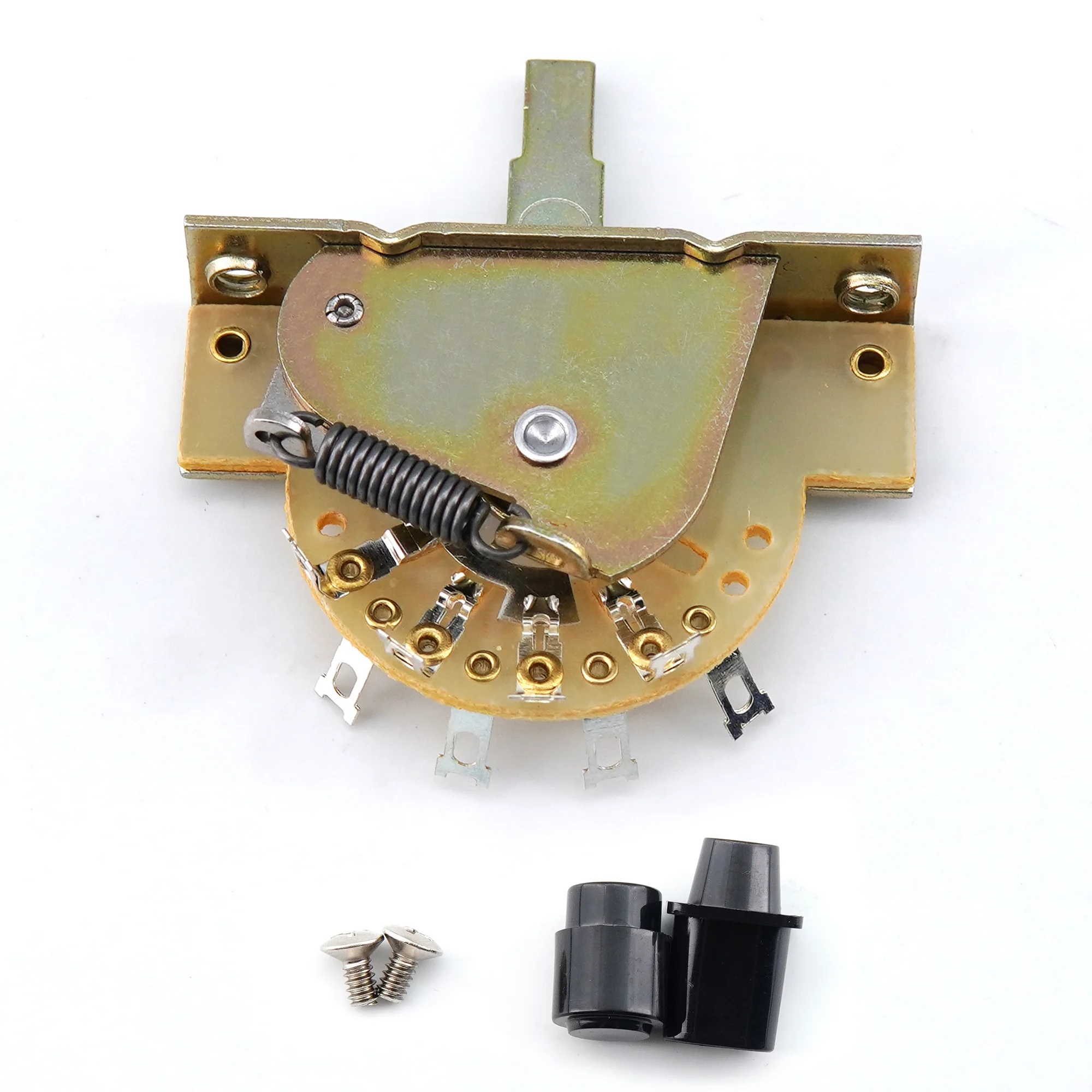 FLEOR Electric Guitar 3 Way Spring-loaded Pickup Selector Switch and Tips for Guitar Parts