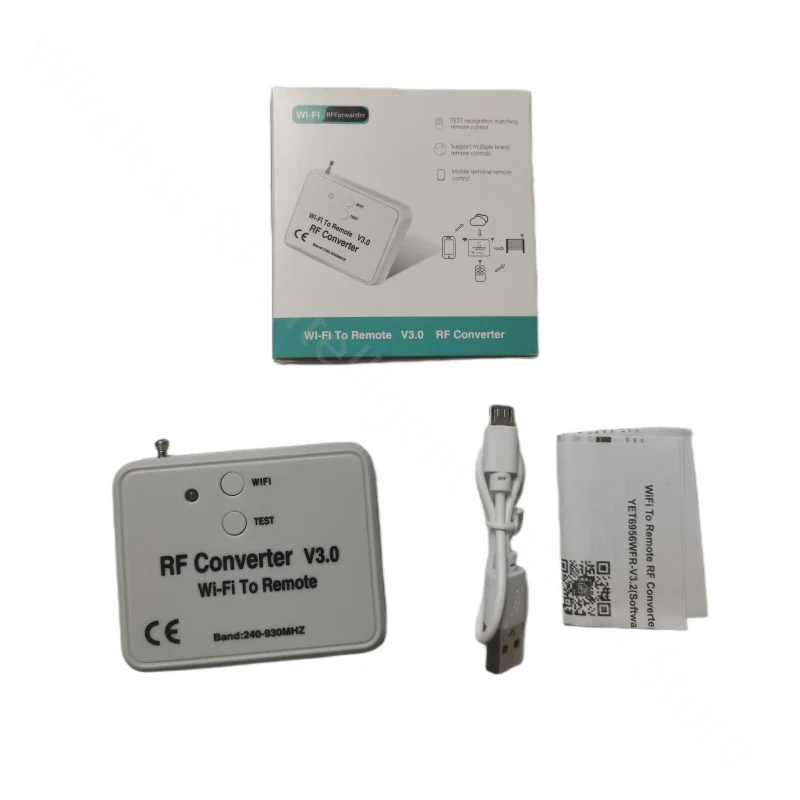 WiFi to RF Converter multi frequency rolling code brands universal Smart Home 315MHz 330MHz 433MHz 868MHz remote