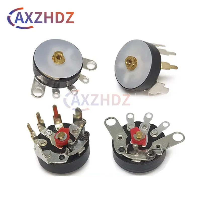 10PCS 10K 50K RV12MM Potentiometer RV12 B503 B103 B10K B50K Power Amplifier Volume Potentiometer With Switch Adjustable Resistor