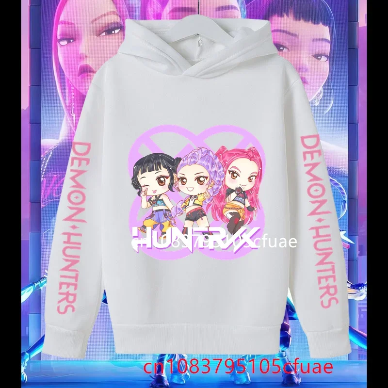 

Movie New Kids K-Pop Demon Hunters Hooded Tops Toddler Girl Clothes KPop Demon Hunters Hoodie Girls Fashion Casual Sweatshirt