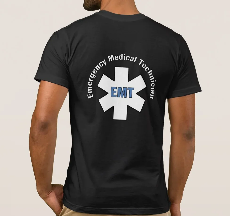 Emergency Medical Paramedic EMT Star of Life T-Shirt 100% Cotton O-Neck Summer Short Sleeve Casual Mens T-shirt Size S-3XL