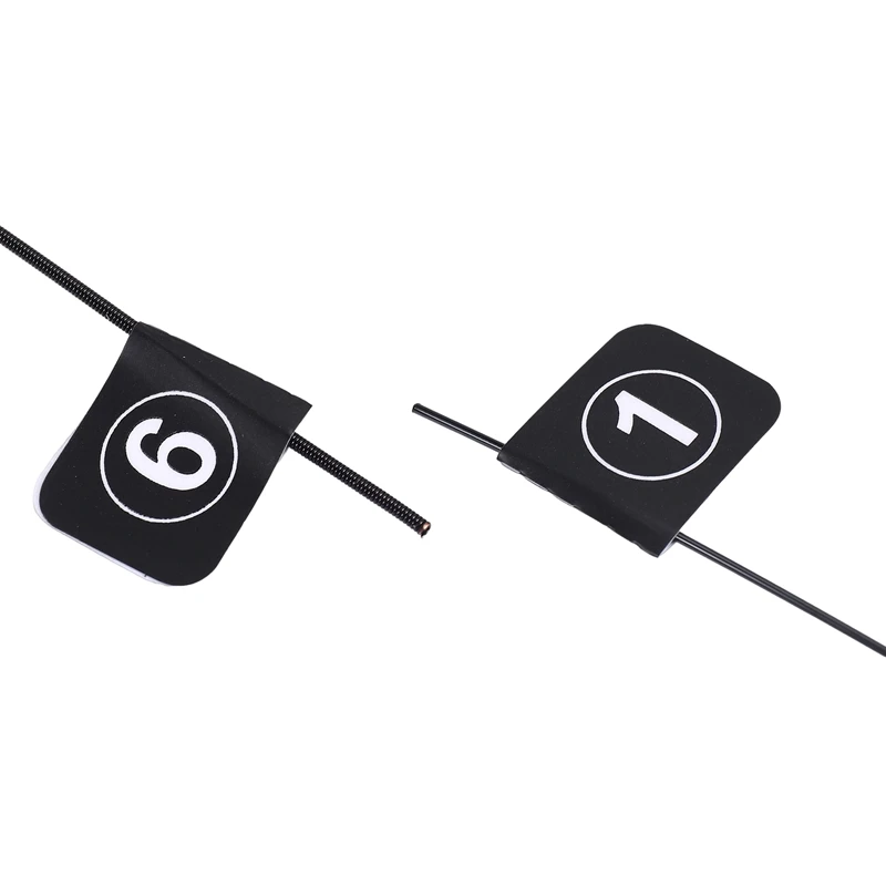 Orphee 6Pcs/Set NX35-C Full Set Black Nylon Classical Guitar Strings Hard Tension 0.028 - 0.045 Inch