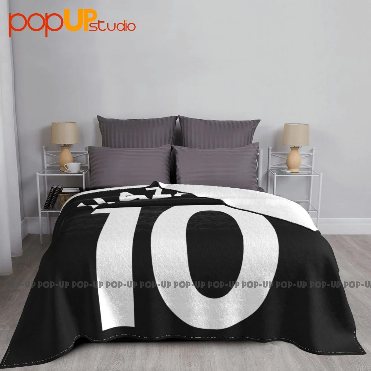 Eden Hazard No.10 Football Blanket Classic Plus Velvet Home Decotation