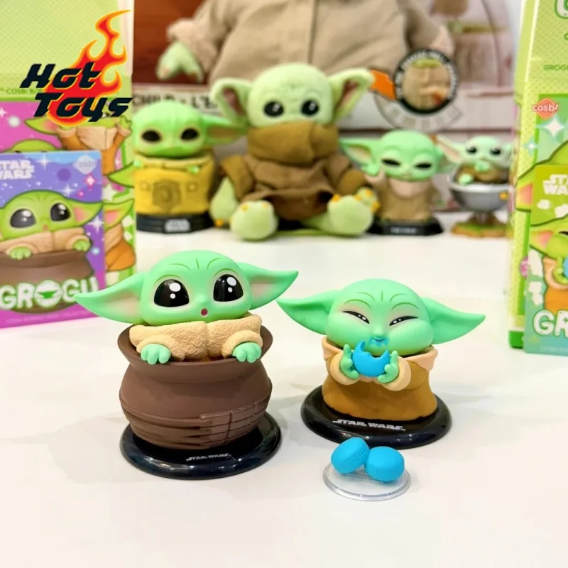 新しいホットトイズ-スターウォーズ-グロッグ-ボブルヘッド-ブラインドボックス-ミニアクションフィギュア-単品またはセット-コレクタブルトイ-スターウォーズ映画ファン向け