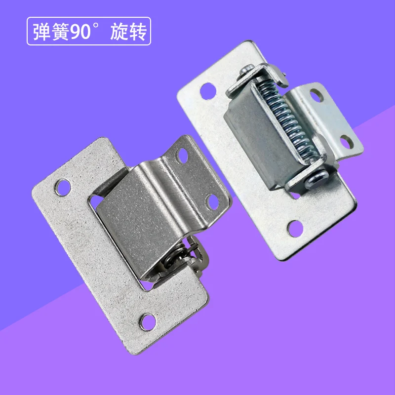 Spring Hinges For 90 Degree Rotation Suitable For Automatic Resetting And Closing Of Electrical Cabinet Doors