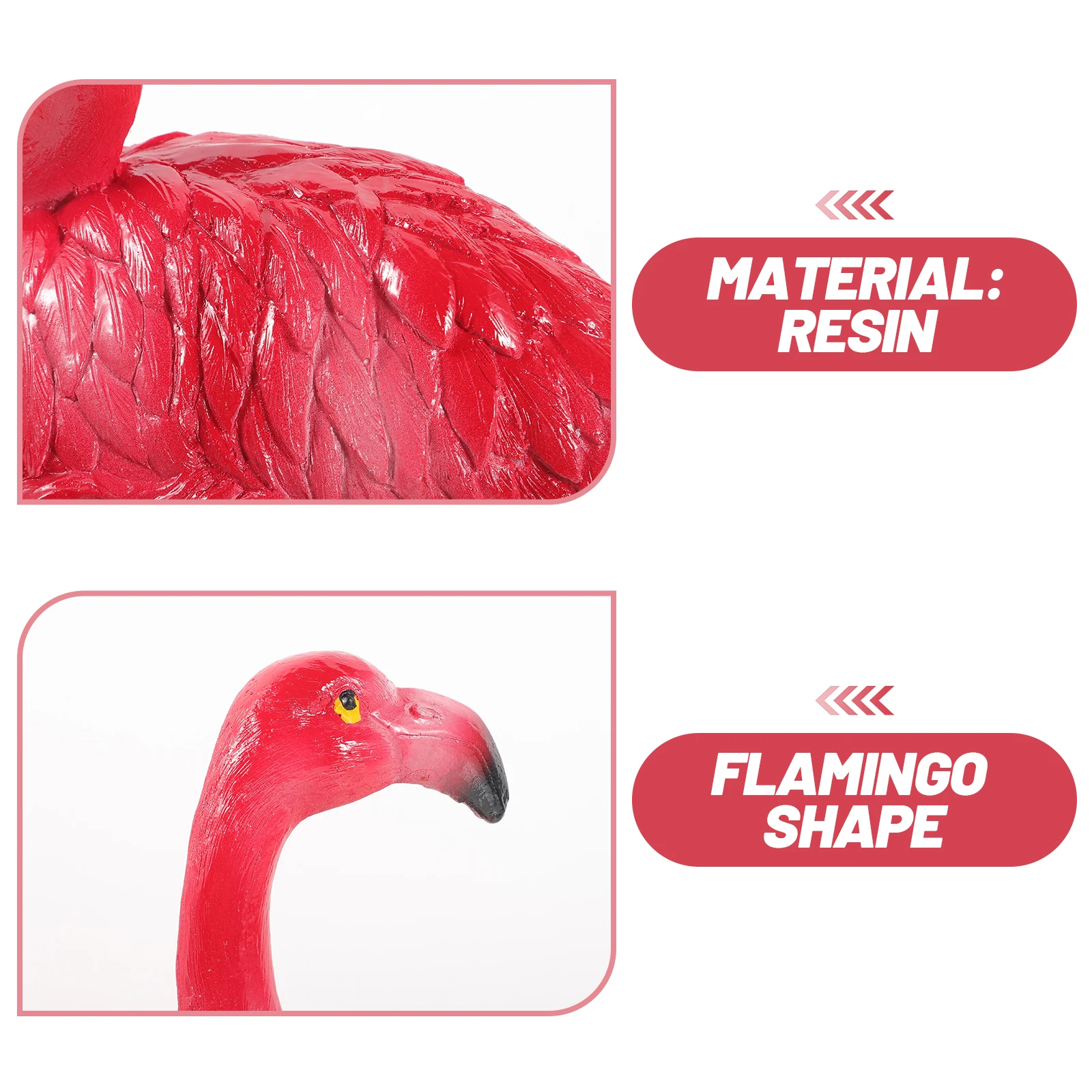 

Floating Water Flamingo Ornaments Resin Tropical Bird Cute Aquarium Decor Fish Tank Decoration Durable Lightweight Desktop