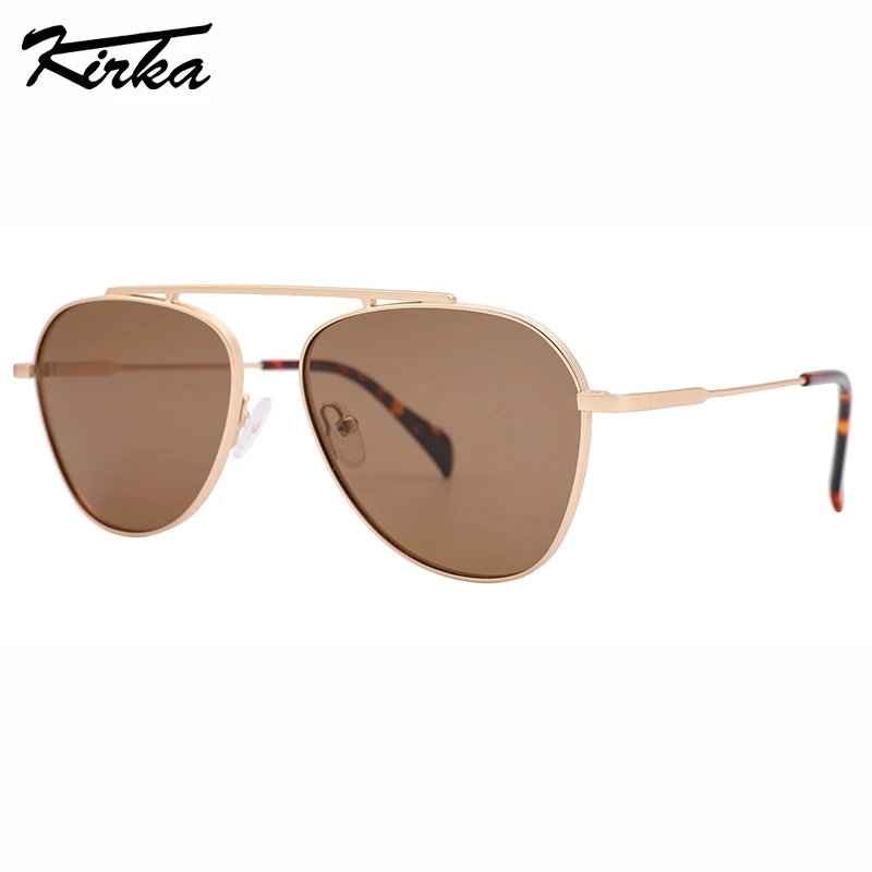 Kirka Unisex Sunglasses Polarized Triangle Metal Matt Color Fashion Outdoor UV400 Fishing/Climbing Male Eyewear Vacation S4023