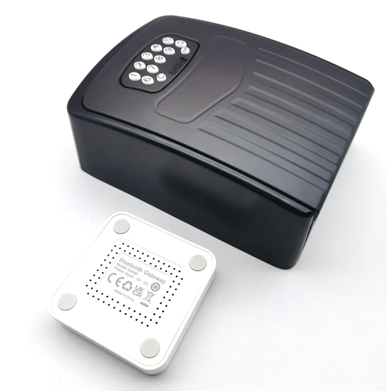 Remote Control TUYA Key Box Fingerprint Safe Storage Lockbox Wall Mount Anti-theft Password Unlock by Bluetooch Mesh Gateway