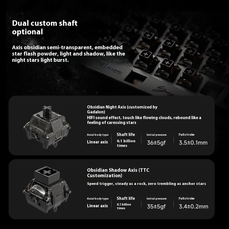 WLMOUSE Ying75 لوحة المفاتيح الميكانيكية المغناطيسية السلكية 8K RT0.005 مزورة الكربون CNC قذيفة طوقا لوحة مفاتيح الألعاب ألعاب الكمبيوتر الملحقات #4