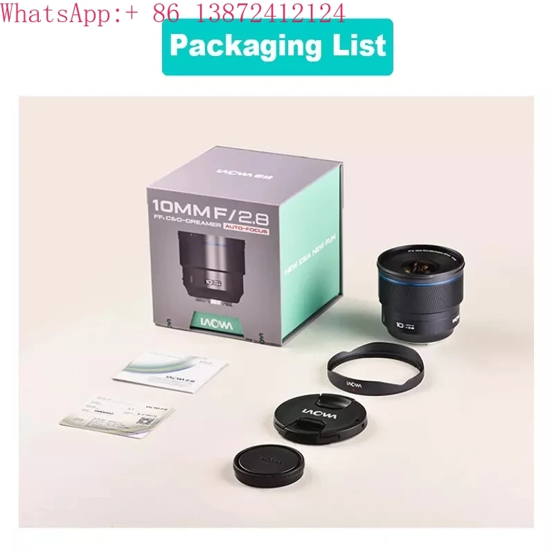 

forLaowa FF II 10mm F2.8 Full Frame Ultra Wide Angle Auto Focus Lens for Sony E-mount Camera