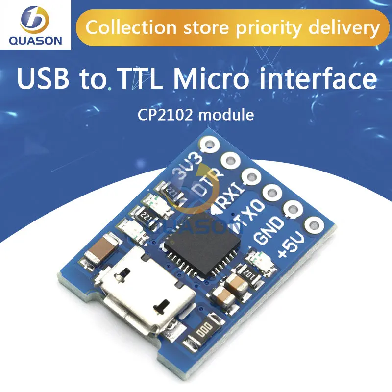 CJMCU CP2102 MICRO USB to UART TTL Module 6Pin Serial Converter UART STC Replace FT232 NEW for arduino