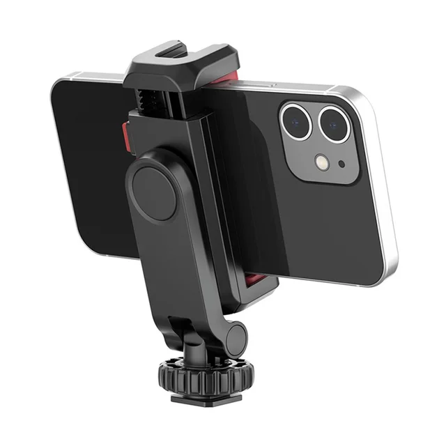 ST-06S Uchwyt do telefonu do fotografowania pionowego Uchwyt do monitora aparatu DSLR Uchwyt do statywu Zacisk do smartfona Vlog Shooting
