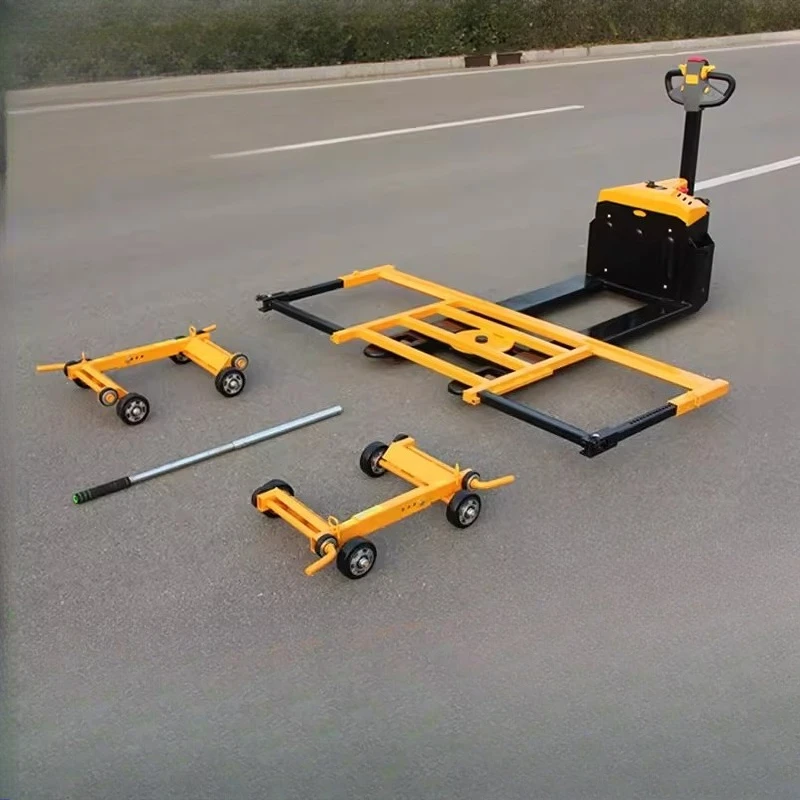 Electric car moving device, car moving artifact, community property parking trailer tool  artifact