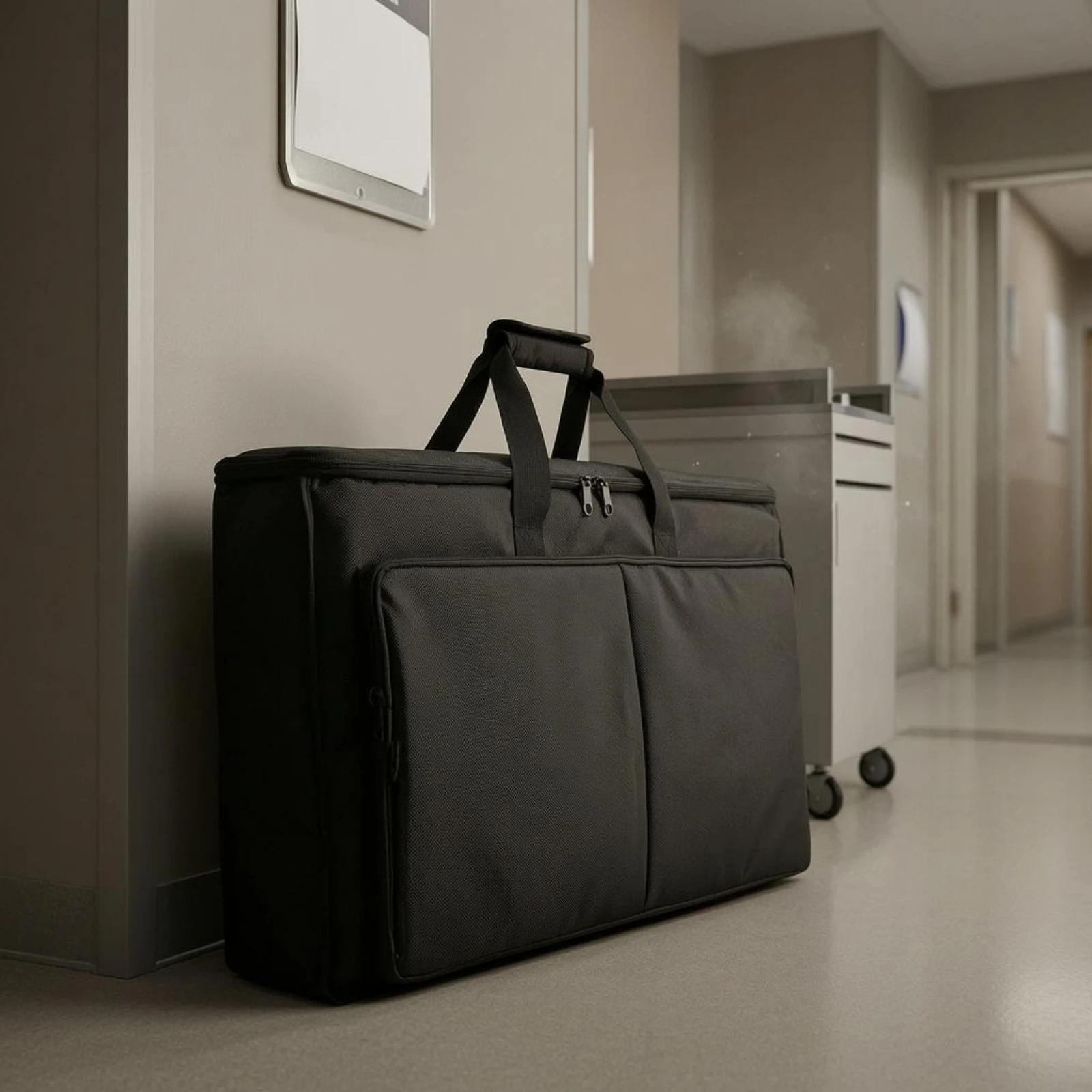 Computer Screen Carrying Bag Black Display Screen Bag LCD Monitor Tote Oxford Cloth