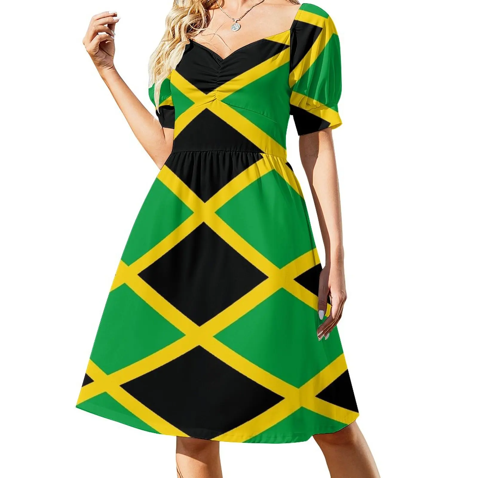 

Jamaican Flag Dress summer dress prom clothes