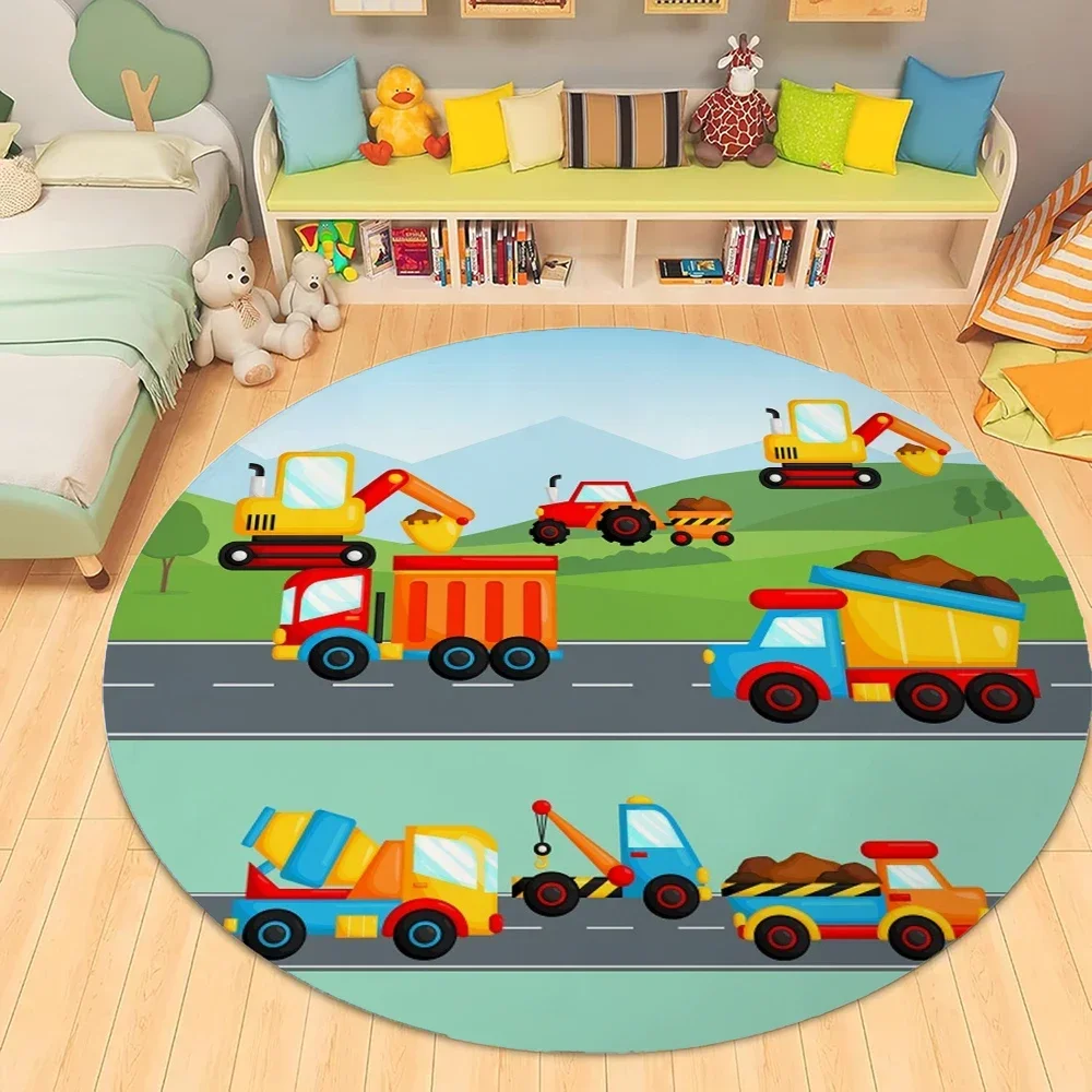 City Road Track Play Mat – Interactive Car Rug for Kids’ Playroom, Living Room or Classroom Fun