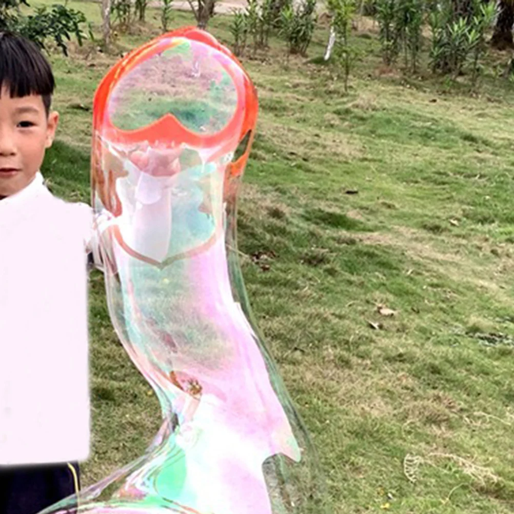 

Children Outdoor Blowing Bubble Blower Jumbo Giant Creative Large Heart Shape Bubble Ring Fun for Boys Girls Blow Bubber