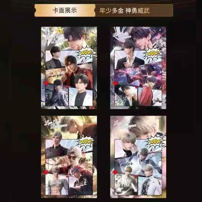 Wholesales Love And Deep Space Collection Box New Romantic Culture Zayne Rafayel Sylus Anime Husbando Card Brithday Gift