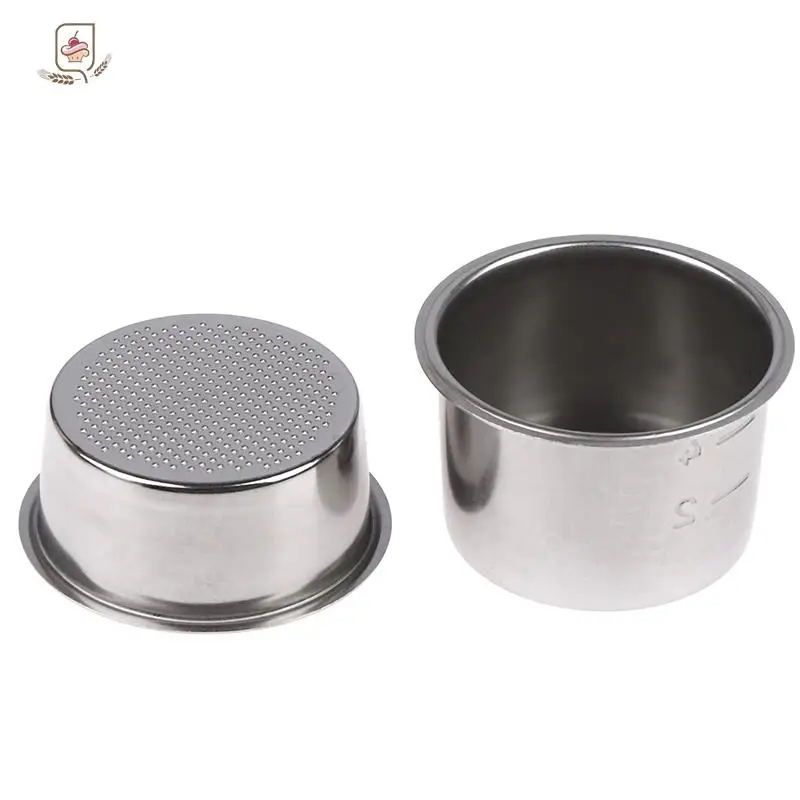 51mm 1/2/4 Cups Filter Replacement Filter Basket Semi-automatic Coffee Machine Spare Parts for Coffee Bottomless